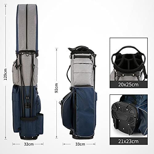 Golf Vertical Bag Portable Waterproof Golf Travel Bag Blue (Blue)
