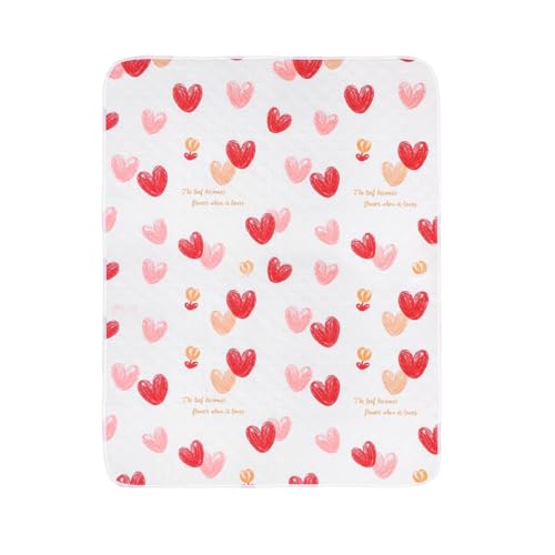 DOKRIN Protectores de colchón para cama,Protector de Pañales Impermeable, 70 x 90 cm, Portátil, Impermeable, Lavable, Cambiador para Bebés y Personas Mayores