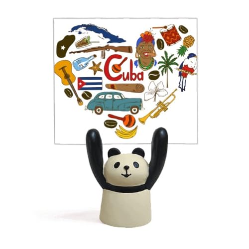 Support notes Cuba panda cadeau idéal pour amateurs de voyage et bureau