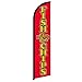 Fish & Chips Windless Banner Advertising Flag - Perfect for Restaurants, Food Trucks, Food Courts, Shops, Events