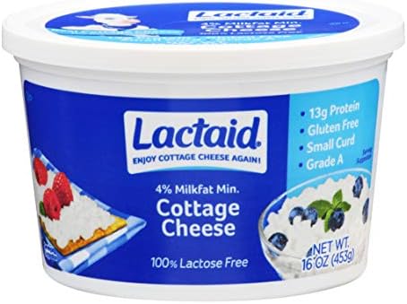 Lactaid, Low Fat Cottage Cheese, Plain, 16 oz