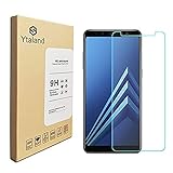 [2 Pack] Ytaland for Samsung Galaxy A8 Plus 2018 Tempered Glass Screen Protector, Anti-Fingerprints, Anti-Scratch, Bubble Free Screen Protector for Samsung Galaxy A8 Plus 2018