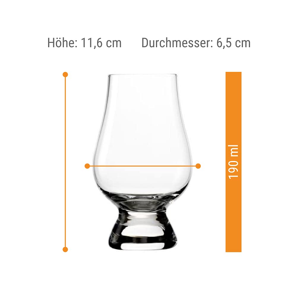Stölzle Lausitz - 4 pc. cata de glencairn Set con 3 Vasos y holzb.
