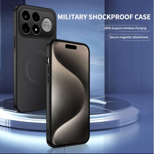 Magnetyczne etui do Xiaomi Poco F9 Pro, odporne na wstrząsy etui TPU