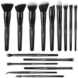 Makeup Brushes Zoreya Makeup Brush Set Premium Foundation Brush Kabuki Brush With Soft and Cruelty-Free Synthetic,for Cosmetics Foundation Concealers Powder Blush Blending Face Eye Shadows Brush Sets