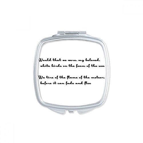 Miroir compact de poche carré pour maquillage rapide - 2