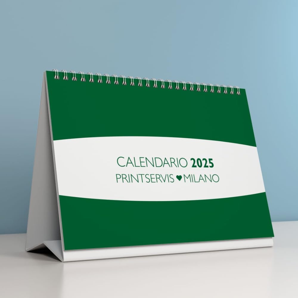 2024/2025 Customizable Table Calendar, Artistic and Creative Design, Size 215 x 148.5 mm