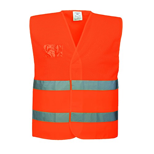 Portwest Warnschutz-Netz Weste, Größe: 4X/5X, Farbe: Gelb, C494YER4X/5X