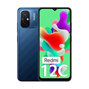 Redmi 12C (Royal Blue, 4GB RAM, 64GB Storage) | High Performance Mediatek Helio G85 | Big 17cm(6.71) HD+ Display with 5000mAh(typ) Battery with 10W Charger in-Box