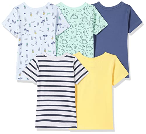 Image of Mom's Love Boy's Printed Regular Fit Baby and Toddler T-Shirt Set