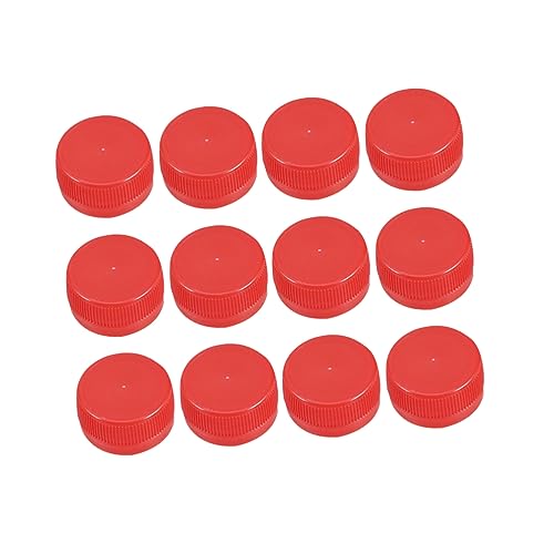 TOYMYTOY 100個 紫色のプラスチックカップ キャップ付きプラスチックジュースボトル Diyのボトルキャップ ボトルキャップのリサイクル 手芸用のボトルキャップ Diyボトルキャップ パズル