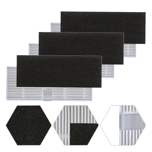 4pcs Washable Filter Filters Compatible for IMILAB V1 Robot Vacuum Cleaner Sweeping Parts Household Sweeper Cleaning Tool Replacement