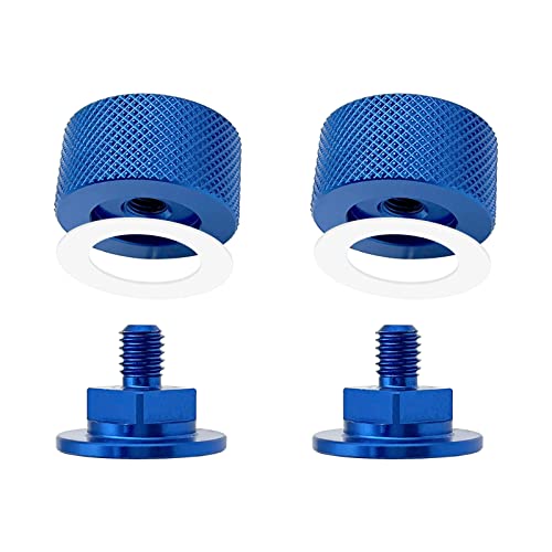 Image of Welding Hood Fasteners Upgraded Version Pipeliner Helmet Accessories Headgear Replacement Parts 1 Pair (Blue)