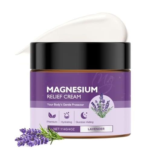 Magnesium Creme zum Schlafen - Magnesium Sleep Cream - Magnesium Lotion zur Beruhigung bei Beinkrämpfen - Magnesium Nacht Salbe mit Lavendelöl, Muskelverspannungen lösen, Haut beruhigen