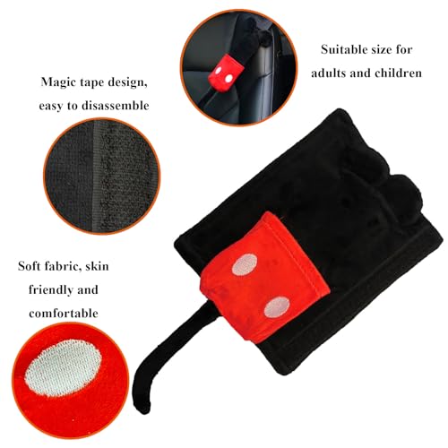 Seat Belt Cover Pad for Kids, Cute Seatbelt Covers, Cute Cartoon Car Seat Belt Cover Pads, Car Seat Shoulder Strap Pads, Seatbelt Cushion for Kids, Car Seat Strap Covers for Boys Girls (MK) - Thumbnail 5