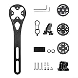 Soporte de bicicleta de aleación de aluminio ligero para ciclistas, soporta múltiples dispositivos sin ocupar espacio