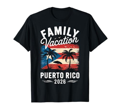 Family Cruise 2026 Puerto Rico Vacation Trip Matching Family T-Shirt