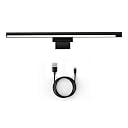 Baseus Plastic Monitor Bar Light I-Wok Series Usb Stepless Dimming Screen Desk office Hanging Light Black Pro Version High Brightness, Pack of 1 gallery image