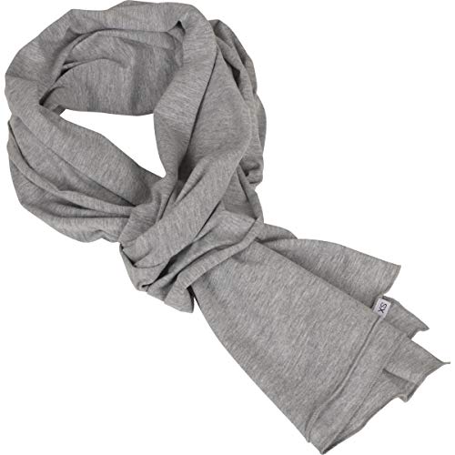 Build Your Brand Unisex Jersey Scarf Schal, Heather Grey, one Size