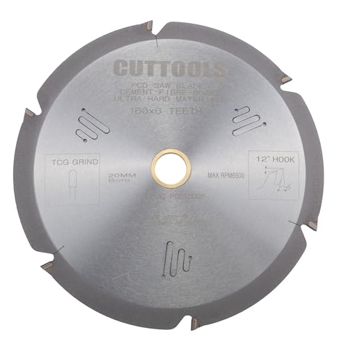 PCD BLADE/CEMENT FIBRE BOARD / 160MM x 20mm Circular Saw Blade (as Festool blade forTS55 saw)