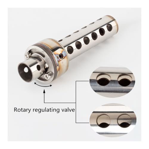 Tubo medio de motocicleta con catalizador universal de escape y DB killer 4