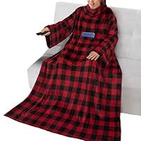 Algopix Similar Product 12 - PAVILIA Wearable Blanket with Sleeves
