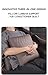 HIBEYO Car Lumbar Support Pillow Blanket 3 in 1 for VW lf 7 Mk7 Polo Jetta4 Touran T-ROC Tiguan Seat Leon 3 Ibiza4 5 Toledo4 Arona Ateca Skoda Rapid Spaceback Fabia3 Car Seat Cover-Gray Brown