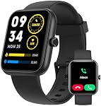 Montre intelligente pour hommes femmes avec appel Bluetooth,Alexa Smartwatch intégré,1.83" DIY Dial Fitness Watch avec rythme cardiaque de sommeil SpO2 Surveiller,100+ Mode Sport,IP68 Montre imperméable compatible avec Android iOS