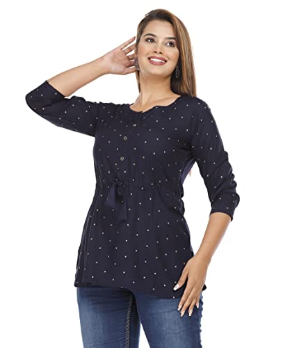 Image of J Y JYOKU Women's TOP Navy Blue