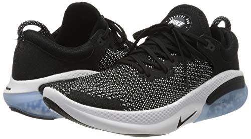 Nike Men's Joyride Run Flyknit Running Shoes (8.5, Black/White)