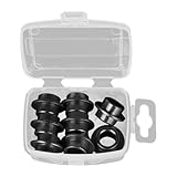 8 Inline Skate Bearing Spacers Set for Men, Bushing Parts for Skating, Black