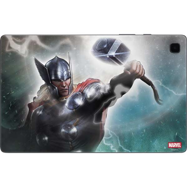 Skinit Decal Tablet Skin Compatible with Galaxy Tab A7 (2021) - Officially Licensed Marvel Thor Mighty Thor Design