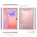 Fintie Shockproof Case for Samsung Galaxy Tab S10 Lite/ S10 FE/ S9 FE 5G 10.9 Inch/Tab S9 11 Inch, Tuatara Rugged Unibody Hybrid Bumper Kickstand Cover Built-in Screen Protector, Rose Gold