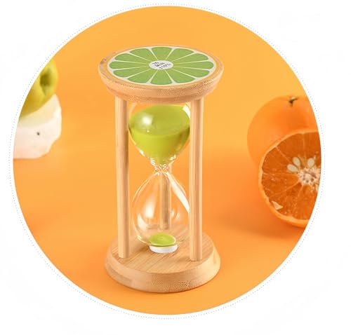 100% Bamboo Sand Timer Colorful Hourglass Timer Wooden Sandglass Reloj