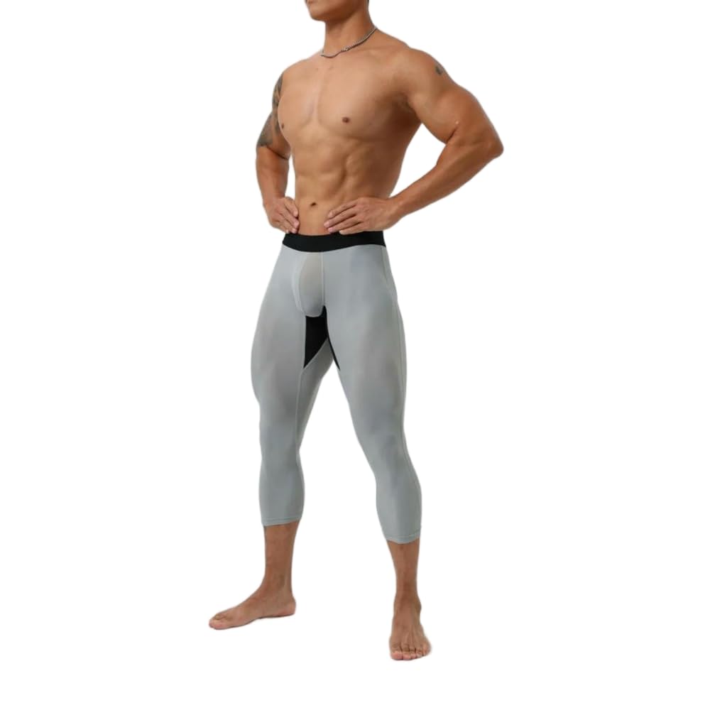 JCVBN rajstopy do biegania męskie trening fitness trening kompresja spodnie na siłownię długie spodnie legginsy joggingi sporty szybkoschnące