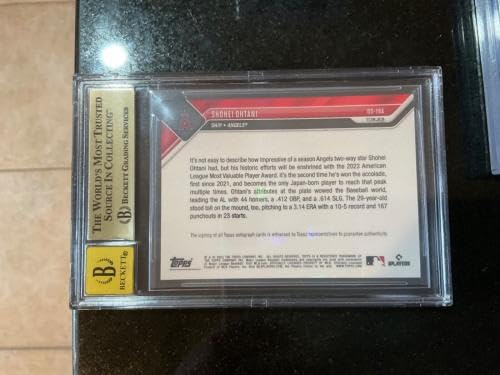 Amazon.com: 2023 Topps Now SHOHEI OHTANI BGS 10 MVP Auto Uni # 17