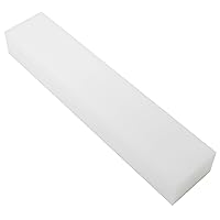 Vista 7 de Bloque de HDPE Blanco PE Polietileno Rectangular Sólido Plástico Bloque de Golpeo de Alta Densidad Hoja Ideal para Proyectos de Bricolaje