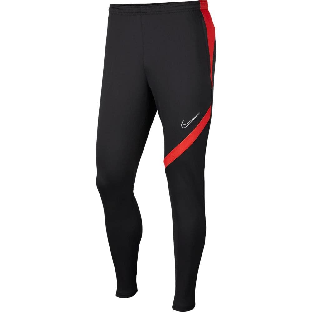 Nike Kids' Academy Pro Knit Pant KPZ, Anthracite/Bright Crimson/(White), XS
