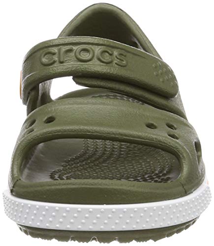 Image of crocs Boy's Crocband II Sandal PS Green Sandals-C10 (14854-309-C10)