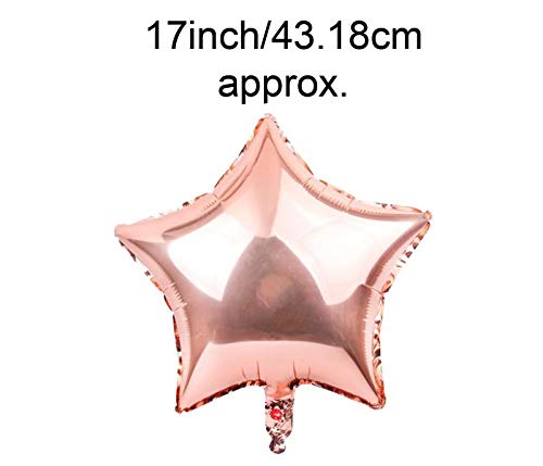 Image of AMFIN (Pack of 30) Birthday Decoration Combo / 1st Birthday Decoration for Baby / 1st Birthday Decoration Items /First Birthday Party Decoration /Balloons /Birthday Party - Rose Gold