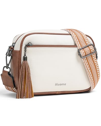 Image of Bluome Small Crossbody Purse for Women, Multi Pocket Travel Purses Crossbody Bag Shoulder Handbags with Adjustable Strap