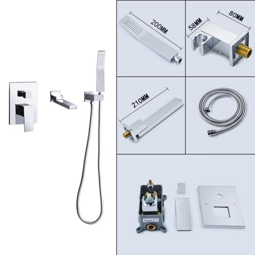 Robinets de baignoire à bec pivotant 90° pratiques - 2
