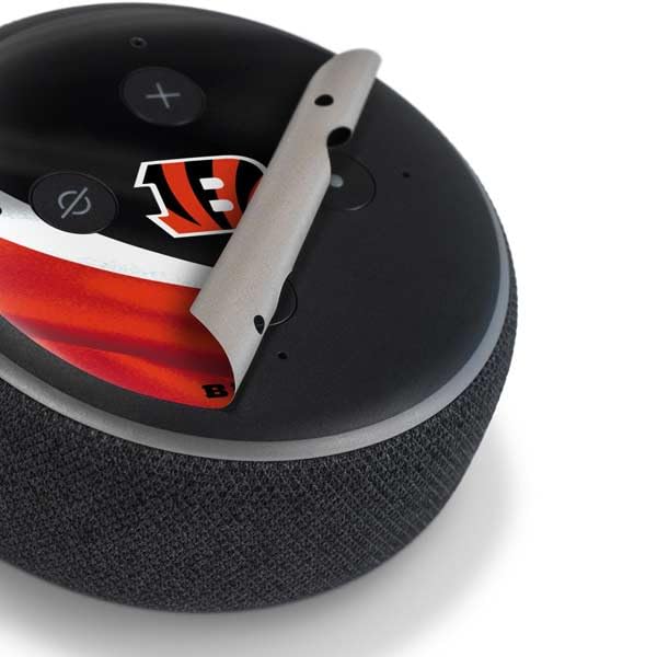 Skinit Decal Audio Skin Compatible with Amazon Echo Dot 3 - Officially Licensed NFL Cincinnati Bengals Design