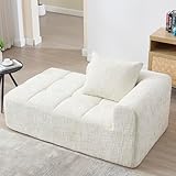 Jaxenor 1-Sitzer Cloud Sofa mit Segmentiertem, Boneless Couch mit Rückenkissen, Modulares Sofa mit...