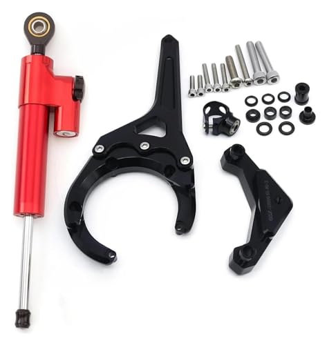 Für Suz&uki GSX-S1000GT GSX S1000 GT GSX-S 1000 GSXS1000 2023 2022 Stabilisator Dämpfer Lenkung Dämpfer Stabilisator Halterung Unterstützung Kit Lenkungsdämpfer Motorrad(Set 5)