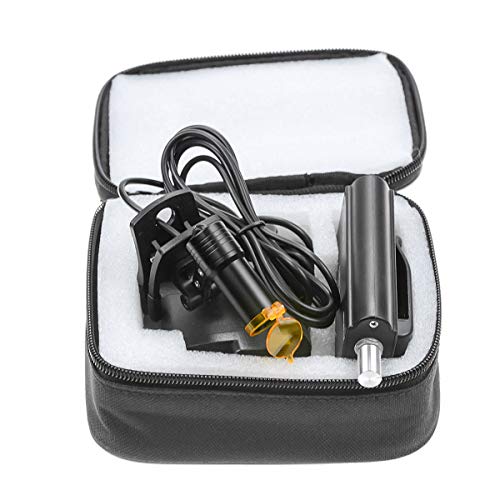 Aries Outlets SH-008HEISU 5W Waist Hanging Rechargeable Dental Led Headlight Plastic Clip With Filter For Surgical Magnifier Loupes Black thumb #3