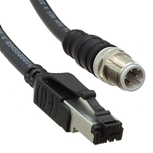 09457005068, Ethernet Cables/Networking Cables RJI cab IP20/M12 4X AWG22/7;Outdoor;5,0m
