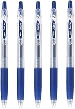 Pilot Juice 05 Retractable Gel Ink Pen, LJU-10EF, Extra Fine Point, 0.5mm, Blue Black Ink Value Set of 5