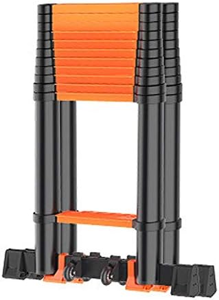 GUENZO Multipurpose Ladder Telescopic Ladder Multi-Purpose Telescopic Ladder Aluminium Lightweight Folding Loft Compact Multi Purpose Telescoping Ladder (Color : A, Size : 3.6M)