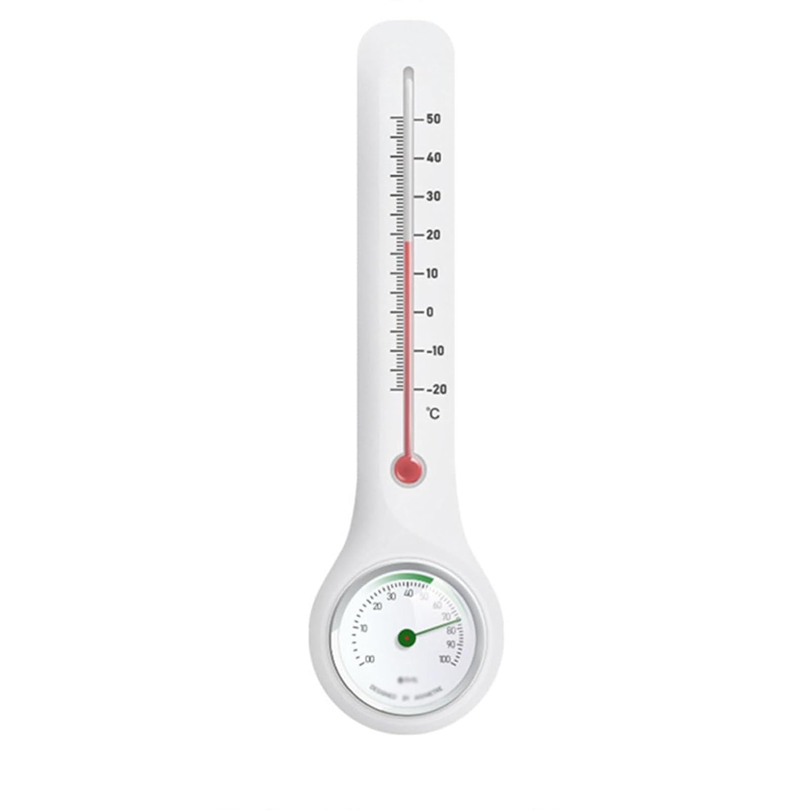 Medidor de Humedad for Uso Interior y Exterior Termómetro Higrómetro Humedad for el hogar, terraza, jardín, Garaje, sótano Sauna de Vapor Interior Resistente a la Intemperie y fácil de Leer